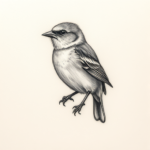 Micro Realism Sparrow Tattoo