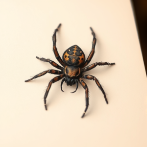 Micro Realism Spider Tattoo