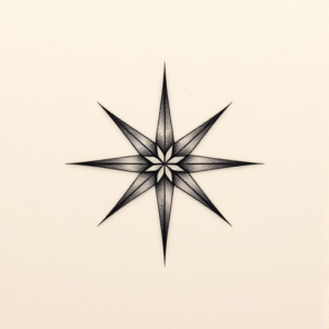 Micro Realism Star Tattoo