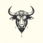 Micro-Realism Taurus Tattoo