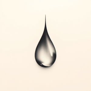 Micro-Realism Teardrop Tattoo