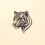 Micro Realism Tiger Tattoo