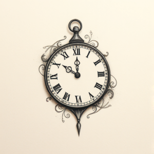 Micro Realism Time Tattoo