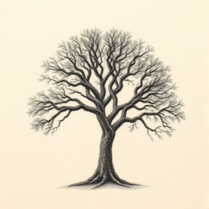 Micro-Realism Tree Tattoo