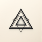 Micro Realism Triangle Tattoo