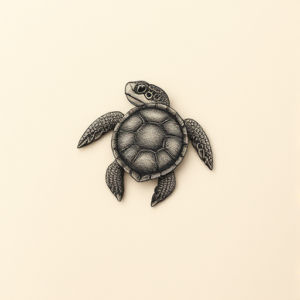 Micro Realism Turtle Tattoo