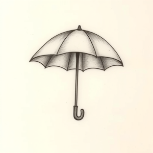 Micro Realism Umbrella Tattoo