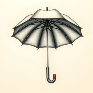 Micro-Realism Umbrella Tattoo