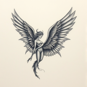 Micro Realism Valkyrie Tattoo