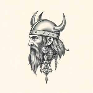 Micro-Realism Viking Tattoo