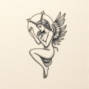 Micro Realism Virgo Tattoo