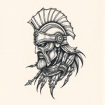 Micro Realism Warrior Tattoo