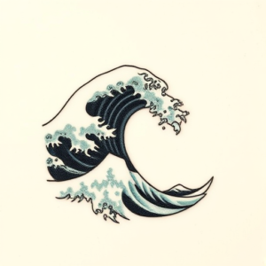 Micro-Realism Wave Tattoo