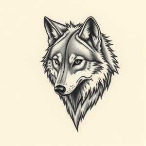 Micro Realism Werewolf Tattoo