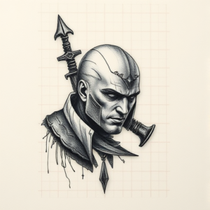 Micro Realism Witcher Tattoo