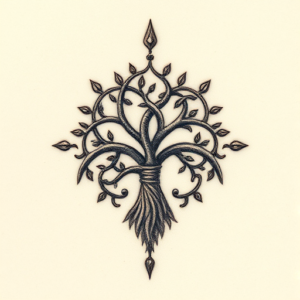 Micro Realism Yggdrasil Tattoo