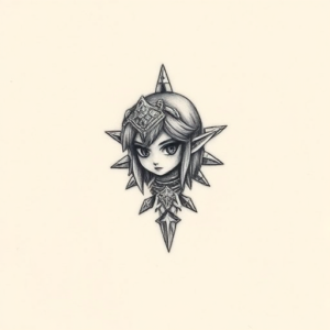 Micro Realism Zelda Tattoo