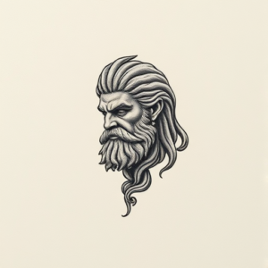 Micro Realism Zeus Tattoo