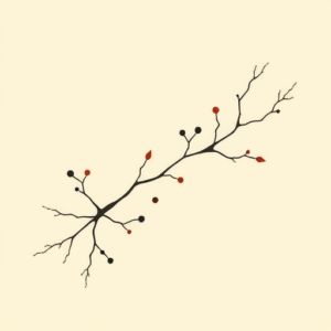 Minimal Color Kintsugi Tattoo