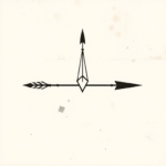 Minimalist Arrowhead Tattoo