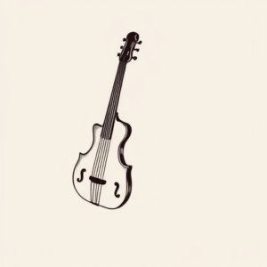 Minimalist Bass Tattoo