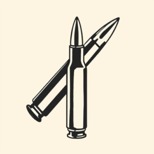 Minimalist Bullet Tattoo