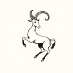 Minimalist Capricorn Tattoo