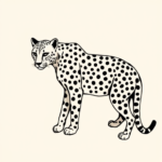 Minimalist Cheetah Tattoo