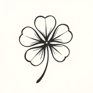 Minimalist Clover Tattoo