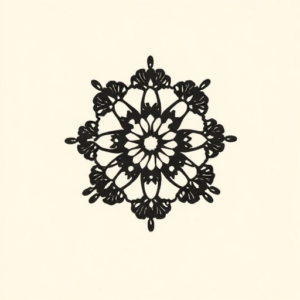 Minimalist Crochet Tattoo