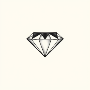 Minimalist Diamond Tattoo