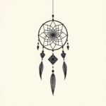 Minimalist Dreamcatcher Tattoo