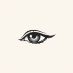 Minimalist Eye Tattoo