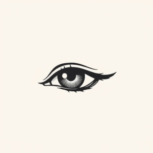 Minimalist Eye Tattoo