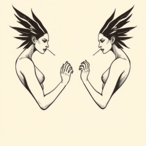 Minimalist Hades Tattoo