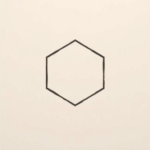 Minimalist Hexagon Tattoo