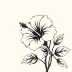 Minimalist Hibiscus Tattoo