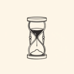 Minimalist Hourglass Tattoo