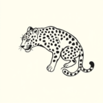 Minimalist Jaguar Tattoo