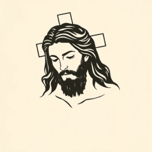Minimalist Jesus Tattoo