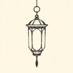 Minimalist Lantern Tattoo