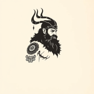 Minimalist Odin Tattoo