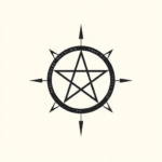 Minimalist Pentagram Tattoo