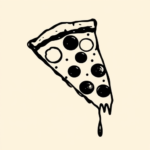 Minimalist Pizza Tattoo