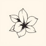 Minimalist Plumeria Tattoo
