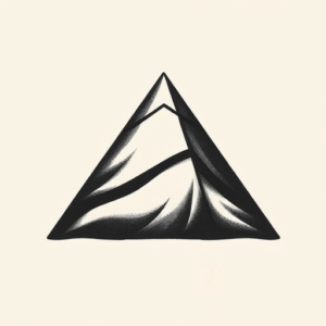 Minimalist Pyramid Tattoo