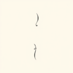 Minimalist Scroll Tattoo
