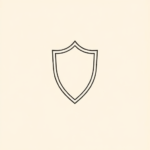 Minimalist Shield Tattoo