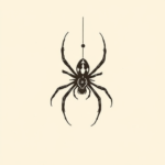 Minimalist Spider Tattoo