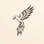 Minimalist Thunderbird Tattoo